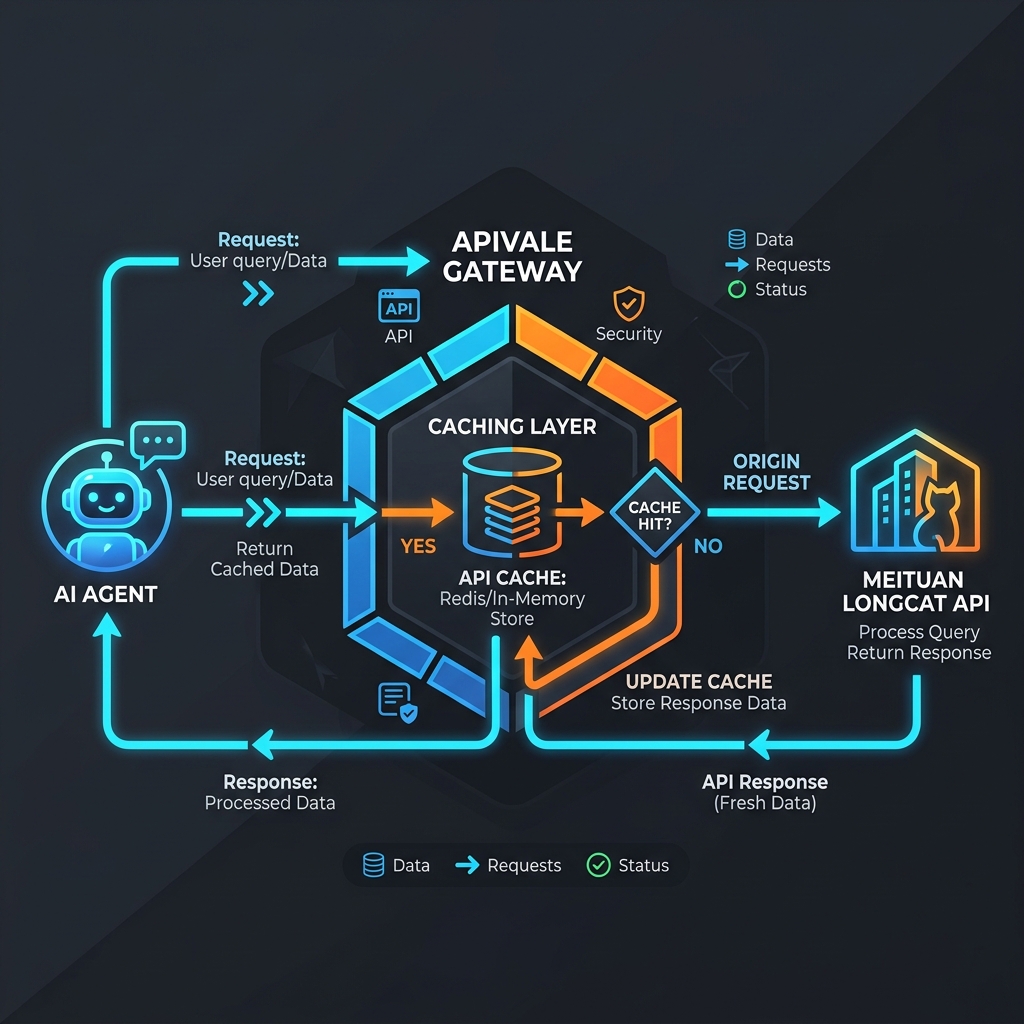 APIVALE Smart Caching Gateway Flow